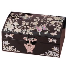 黑色蝴蝶螺鈿盒, 1個