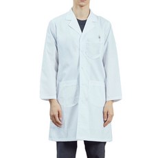 四季通用實惠型實驗服, 白色, 1個
