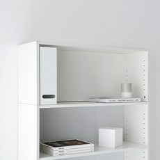 마켓비 샌들러 넓은책장 확장유닛 KS1033STB, 화이트, 1개