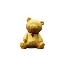 차량피규어 아빠곰, 골드, 1개