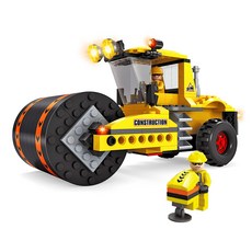 AUSINI 建築滾輪車樂高兼容積木 SA29503, 混色