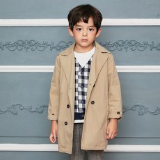 ToTo Heros 男童雙排扣風衣