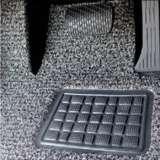 SOONSOO 汽車駕駛座腳踏墊3入組 黑灰色, HYUNDAI, AVANTE CN7(2020.4~/HE-88)