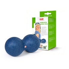 Sissel 自我雙人按摩球 24cm, 藍色, 1個