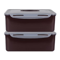 Xeonic 長方形泡菜保鮮盒, 6L, 2入