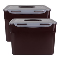 Xeonic 長方形泡菜保鮮盒, 12L, 2個