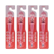 Km Pharmaceutical 兒童公仔牙刷, 4個, 1件, 混色
