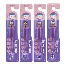 Km Pharmaceutical 兒童公仔牙刷, 混色, 4個, 1件