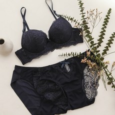 GLAM GONGGAM 思嘉莉鋼圈內衣 + 內褲 3件套組