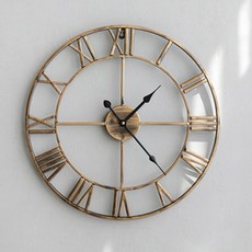 miss mone Mode 大型鐵製壁鐘 L, 古銅色