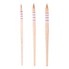 artsecret 藝術家的秘密 精選羊毛水彩筆組 3入, 1號+2號+3號, 1組