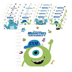 1977 ATTO 迪斯尼怪獸大學備忘錄的左手筆記本, 隨機發貨, 20個