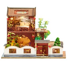 Kkomideal DIY 微型房子東方風格 38 Jukui Heon + 手工工具, 混色