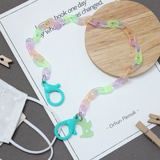 Bidangil 兒童用Q-Dog鏈條口罩掛繩