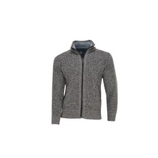 FERRA US 男士撞色領內刷毛針織全拉鍊高爾夫開襟衫 COBN6022W0