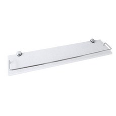 人造大理石一字型置物架 白色, 1個