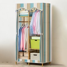 가팡 원목 조립식 비키니옷장 85 x 43 x 164 cm, C