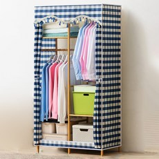 가팡 원목 조립식 비키니옷장 85 x 43 x 164 cm, D