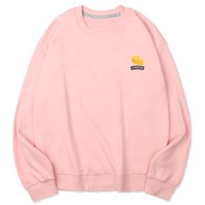 벤힛 남녀공용 CHEESE 세미 오버핏 특양면 빅사이즈 맨투맨