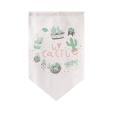 큐트 찍찍이 플래그 커튼 L14