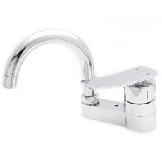 EINS 雙孔管狀面盆水龍頭 面盆龍頭 EINS-3021, 1個