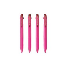 JETSTREAM Uniball 3 色圓珠筆 0.38 毫米, 深玫瑰粉色, 4個