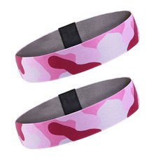 VEIDOORN 運動頭帶 V1033 2入, 粉色的