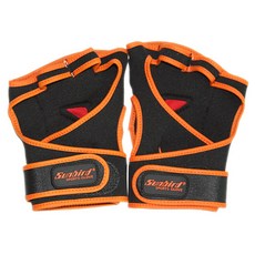 Sunbird 4件運動手套SB840, 黑色+橙色