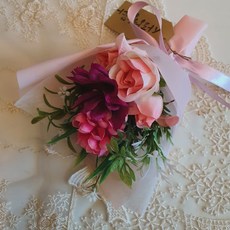 조화 미니 납골당 꽃다발, 진핑크데이지, 1개