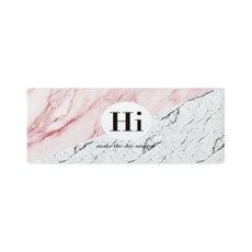 大理石紋防水廚房地墊, 粉紅高調