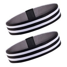 VEIDOORN 運動頭帶 V1055 2p, 黑色的