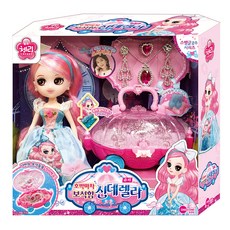 ONE&ONE 櫻桃南瓜馬車首飾盒灰姑娘傑瑞玩具, 混色