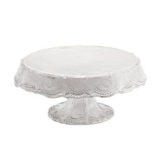 VBC CASA 蕾絲蛋糕架 中號 28 x 14 cm, 白色, 1個