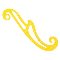 암홀 곡선 에스 패턴 모드자, 혼합색상, 1개