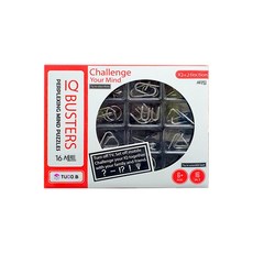TUCO.B 益智解環 IQ剋星 16件組 A款, 16件, 單一顏色