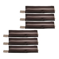 攜帶式餐具收納套, 棕色, 6個