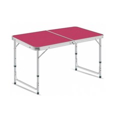 폴더 접이식 휴대 테이블 60 x 40 x 50 cm, 와인