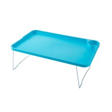 침대 다리 접이식 테이블, 블루