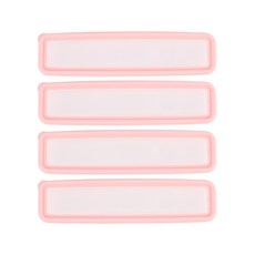 Bloom at home 攜帶式餐具收納盒, 粉色的, 4個