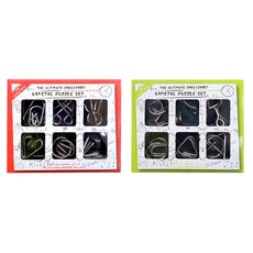 TUCO.B 腦力拼圖俱樂部 紅色6種 + 綠色6種 套組, 12件, 單一顏色, 1個