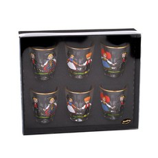 Ansi Jean Vaudrey 燒酒杯3件組, 混色, 2套