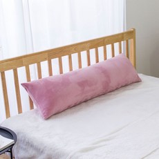 The Sketch 優質法蘭絨超細纖維長抱枕套, 煙燻粉