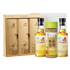 EpaSol芝麻油 180ml+紫蘇油 180ml+遠紅外線炒芝麻 200g禮盒組, 1套