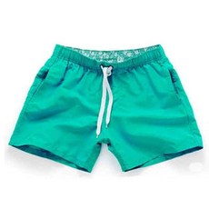 Modern-G 男士三分海灘短褲, 薄荷綠