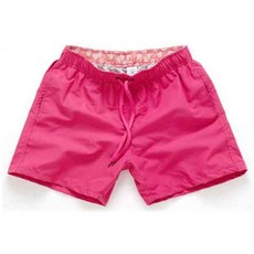 Modern-G 男士三分海灘短褲, 粉紅色