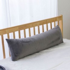 The Sketch 優質法蘭絨超細纖維身體抱枕, 灰色
