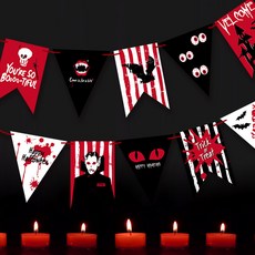 WOW PARTY KOREA 德古拉萬聖節掛旗 2入, 混合色