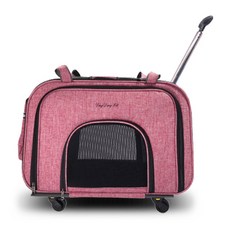 딩동펫 반려동물 썬데이캐리어, 핑크, 1개