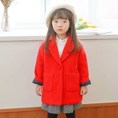 ROROCHAT 孩童口袋造型優雅大衣