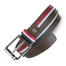 Luxgolf 現代感性條紋梯帶LXA56, 棕色的